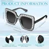 Visières Strass Brillants Sport Pare-Soleil Ajustable Été C pour Femmes Golf Tennis Course et Lunettes de Soleil Paillettes Rétro Total 12 PcsL231219