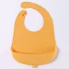 Hair Accessories 1Pcs Lunch Apron Toddler Silicone Bibs Baby Kids Girl Boys Waterproof Saliva Solid Feeding Bib Aprons