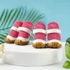 Sapatos para animais de estimação de vestuário de cachorro para sandálias pequenas verão malha respirável chihuahua teddy boots