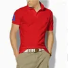 T-shirt da uomo Camicia a maniche corte ricamata Abbigliamento casual di alta qualità Cavalli grandi e piccoli Estate 2023 Uomo Fitness Hombre