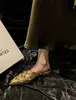 أحذية مصممة للسيدات Botte Venetas Alfie Slippers Openback Leather Slippers Old Sisterlaws مدببة بالجلد المنسوجة كعكة مسطحة نصف ممسحة مع des hbft