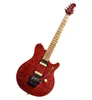 Musique et Hélène Signature modèle Rouge translucide 1992 modèle rare guitare électrique 258