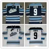 Aangepaste heren #9 PAUL KARIYA Maine Black Bears Jersey 1993 NCAA Throwback Hockey Jersey Vintage K1 sportkleding wit blauw of gepersonaliseerd elke N 36