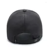 Casquettes de baseball SILOQIN taille réglable hommes coton casquette de baseball chapeau noir mode tout-match sport décontracté mâle os papa chapeaux