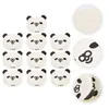 Stoviglie usa e getta 24 pezzi pallet di carta piatti per torta nuziale per la casa Panda Home forma versatile Baby Cartoon
