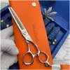 Hair Scissors Hair Scissors Mizutani Professional Barber Tools Salon Cutting Thinning Shears Set Of 60 Inch 230706 Drop Delivery Hair Dhdhi