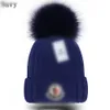 Fashion Casual Artificial Wool Ball Beanies Letter Unisex cap