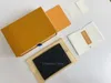Luxe portemonnee Topkwaliteit Designer Turne Mode Kaarthouders Vrouw Mini Wallets Card Tas Leer Bruin Mini Wallet Herenkaart Purse Handtas Have Dust Bag Box LL002