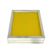 Aluminium 43,31 cm zeefdrukframe uitgerekt met witte 120T zijdeprint polyester geel gaas voor printplaat T2005294M