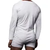 Fatos masculinos respirável bodysuit masculino para baixo macacões de alta qualidade longo homem roupas M-3XL calça poliéster macacão