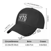 Czapki piłki wykonane w 1970 r. Kolor Baseball Cap Snapback Hats Casquette Hats dla mężczyzn