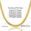 Chains Antique Flat Snake Chain Necklace 4/7Mm 14K Yellow Gold Choker Long Chains For Women Men Jewelry Drop Delivery Jewelry Necklace Dhy5W