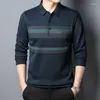 Men's T Shirts Autumn T-shirt Long-Sleeved Loose Bottoming Shirt Top Polo Plus Size Cross-Border Wholesale