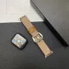 İzle Bantlar Tasarımcı Marka Lüks Orijinal Deri Apple Band Strap Seri 8 9 4 5 6 7 40mm 41mm 49mm 38mm 42mm 44mm 45mm bağlantı iWatch AP Saat Bantları N6I6