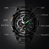 男性のためのSmael Sport Watch新しいデュアルタイムディスプレイ男性時計の防水性Thock抵抗性腕時計デジタル1708278H