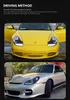 Полностью светодиодные фары для Porsche boxster 986, фары 1997-2002, обновление DRL, динамическая сигнальная лампа, фара в сборе