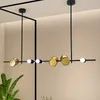 Plafonnier LED suspendu au design moderne, luminaire décoratif d'intérieur, idéal pour un Restaurant, un créateur d'art ou un éclairage nordique simple