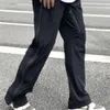 Calças de brim masculinas sapo deriva moda marca streetwear qualidade roupas casuais náilon zíper cordão sweatpants calças compridas para homens 231219