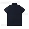 2024 estate mens risvolto polo designer t-shirt da donna di lusso maglietta classica lettera manica corta kaki blu patchwork pulsante oro maglietta di cotone casual tee top