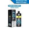 Happ Plus Puff Smoke 12K Vape Elf 12000Puffs Pod Cigarettes électroniques jetables Big Smoke 2% 5% Force Vaper Jus avec batterie 650mAh