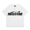 hellstar camiseta designer camisetas gráfico tee roupas roupas hipster tecido lavado Rua graffiti Lettering foil print Vintage Preto Solto encaixe EUA tamanho S-XL yj