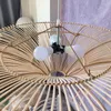 Kolye lambaları Modern Wabi Sabi tarzı lamba Japon Rattan Sanat Avizeleri Oturma Odası Restoran Mutfak Hanglamp Ev Dekor