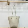 Sacs de soirée Personnalité coréenne Grandes femmes Puese Sacs à main Casual Solide Couleur Seau Sac fourre-tout Lychee Modèle Design Épaule Aisselles Sac