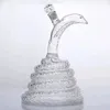 Strumenti da bar Bottiglie di liquore da 1000 ml a forma di serpente Trasparente Whisky Decanter per vino Vetro borosilicato alto Zodiaco Animale Vaso per vino Regalo artigianale Decort 231218