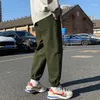 Männer Hosen Frühling Hip Hop Krawatte Füße Cargo Lose Koreanische Harem Vintage Streetwear Männliche Mode Casual Hosen