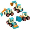 Elektrisches RC-Auto DIY Schraube Engineering Fahrzeug LKW Bagger Straßenwalze Bulldozer Kinder Spielzeug Geschenk 231218