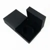 Czarne pudełko na pierścionki bransoletki projektanckie modne akcesoria