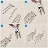 Charms 1box Crimp End Beads Beading Slide on End Clasp Buckles Tubes Slider End Caps Diy Necklace Bracelet Connectors Jewelry Making