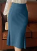 치마 Zanzea 패키지 고관절 높은 허리 피쉬 테일 스커트 우아한 여성 복음주의 무릎 길이 Saias Office Mermaid Skirts Fashion 231218