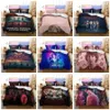 Setler Yatak Setleri Stranger Things Film Seti 3D Baskı Yorgan Kapağı Yastık Kılıfı 2 3pcs Bed Gline Bed Hat Boy Boyut Bedklothes Not Blanke