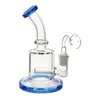 Small Dab Rigs Bong Water Pipes Hookahs Unique Glass Water Bongs Heady Beaker Dab Rig With 14mm Bowl