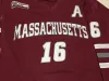 Top StitchCustom NCAA 16 Cale Makar Massachusetts Minutemen Hockey Jersey UMass 35 años East Jerseys Vino Rojo Blanco Cualquier nombre Número