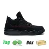 Детская обувь 4s Jumpman 4 Баскетбольная детская обувь на платформе Bred Black Cat Fire Red Thunder Cool Grey Университетские военные синие кроссовки детские спортивные кроссовки для мальчиков и девочек