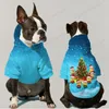 Dog Apparel Puppy Christmas Pet Clothes For Small Dogs Hooded Sweater Dogs' Clothing 2023 Big Costume Pug Apparels Winter