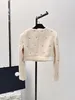 Women's Jackets Fashion Runway Winter Embroidery Lady Casual Lamb Jacket Pocket Single Breasted Long Sleeve Short Style