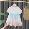 Robes de fille petite fille d'été mode robe mignonne bébé doux une année robe fille robe d'été robe traditionnelle chinoise pour filles