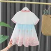 Abiti da ragazza bambina Summer Fashion Summer Dress Baby Sweet One Year Dress Abito estivo Abito tradizionale cinese per ragazze