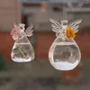 Vases Window 2pcs Guardian Angel Glass Cuttings Greenery Hydroponic Container Hanging Vase Flower Holder Centerpiece For Home