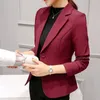 Kadınlar Suits Blazer Ceketler Femme Palto İş Gündelik Artı Sonbahar Kış İnce Takım Topkalı Top kat düz Renk Rahat Kat 231219
