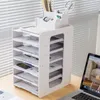 その他のイベントパーティーのサプライ47レイヤーファイルラックドキュメントトレイPapepr Letter Holder Stationery Storage Waterfroof Desk Office Accessories 231219