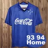 1993 1994 Cruzeiro Mens Retro Soccer Jerseys Home Short Sleeve Football Shirt