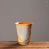 Tea Cups -Wood Master Cup Lukt Ceramic Retro Small Personal Single Men Exempel