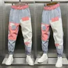 Jeans pour hommes Baggy Hommes Harajuku Hip Hop Streetwear Designer Marque Harem Pantalon Extérieur Casual Pantalon À Carreaux Vêtements De Mode 231218