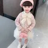 Mädchen Kleider Mädchen Kleid 2023 Frühling Herbst Koreanischen Stil Langarm Jacke + Mesh Prinzessin Weste Kleid für Kinder Mode set Kinder Kleidung