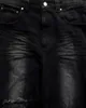 Men's Jeans 2023 Retro Punk High Waist Ripped Y2K Street Fashion Loose Button Casual Wide Leg Pants 231218