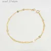 Anklets 14k 골드로드 체인 팔찌 수제 쥬얼리 보헤미안 매력 팔찌 팔인트 여성 신부 들러리 선물 여성 jewelryl231219를위한 빈티지 발레